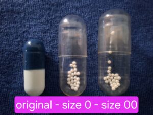 Capsule sizes